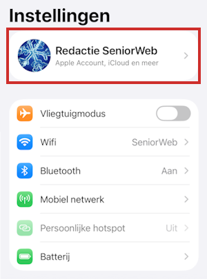 Inloggen met Apple Account
